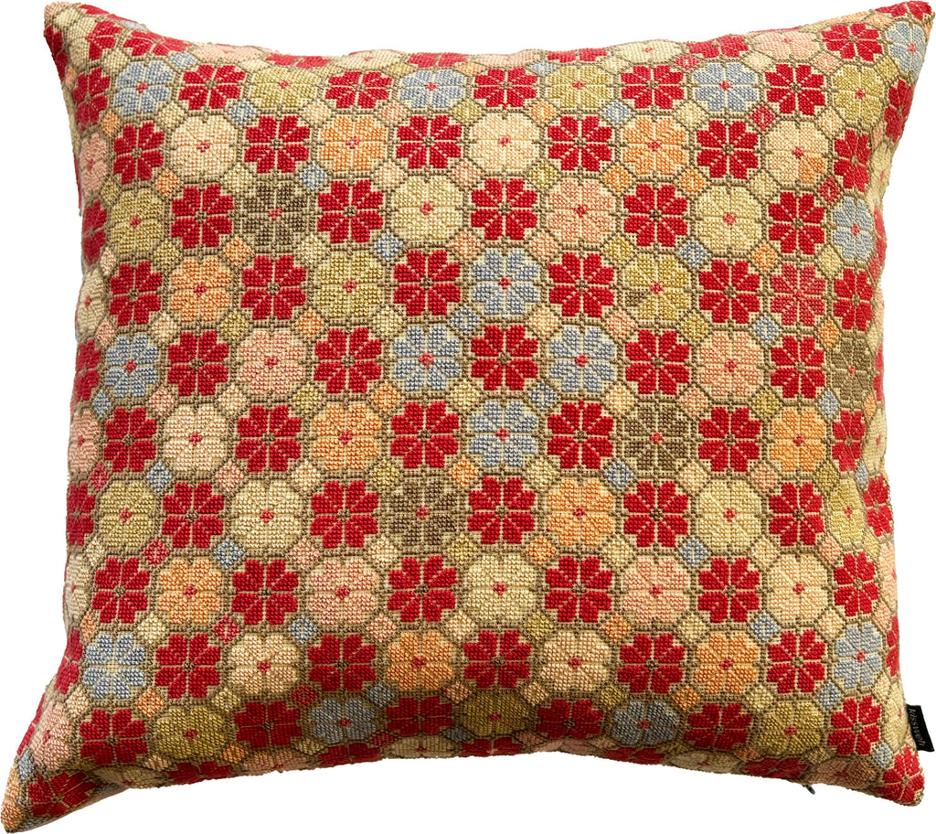 Damask Rose - Pastels and Crimson