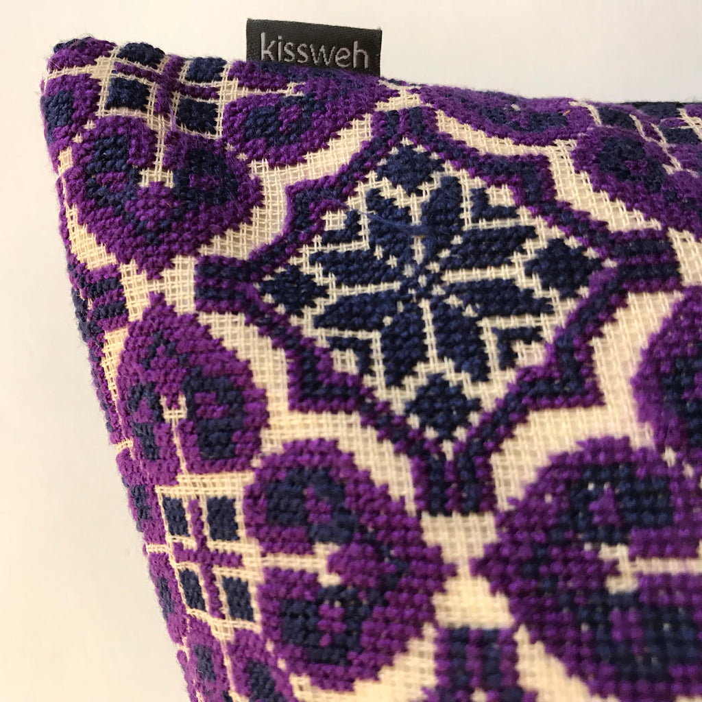 Moon of Ramallah - Navy Blue & Purple