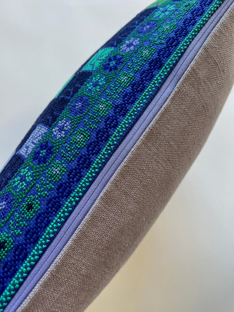 Rasha (Horizontal) - Indigo & Emerald