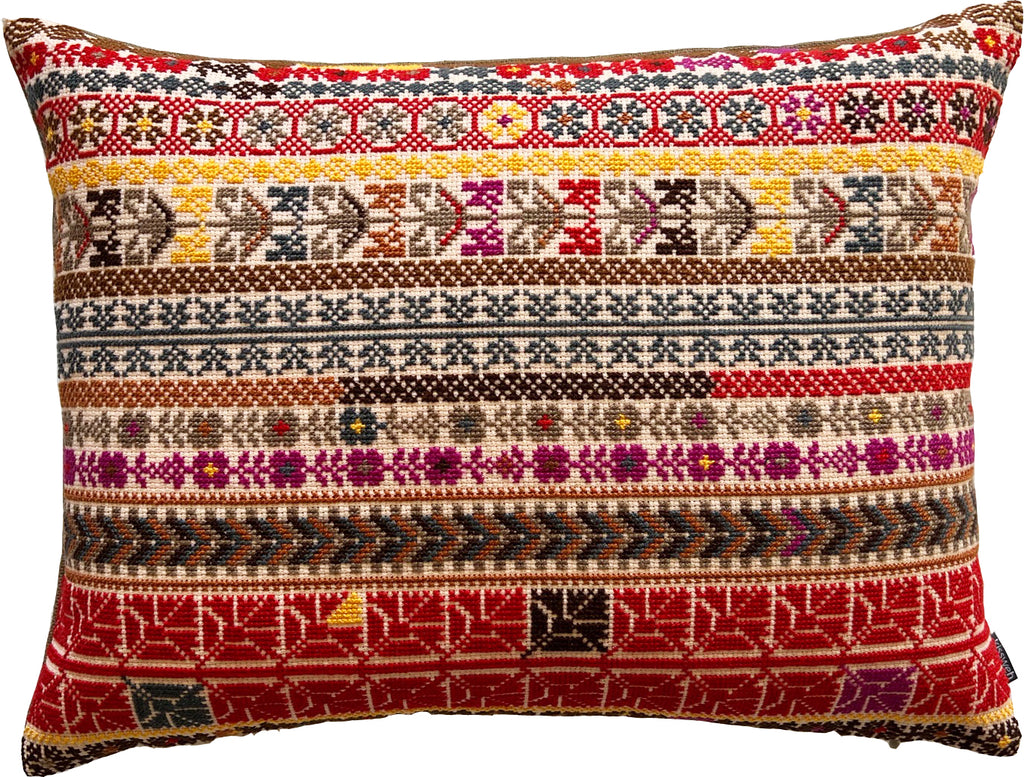 Rasha (Horizontal) - Mahogany & Crimson